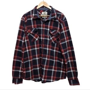 4/$12 Roebuck & Co. Plaid Button Down Long Sleeve Top Men's size XXL